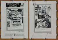 h108 BULLET FOR A BADMAN movie pressbook '64 Audie Murphy w/gun!