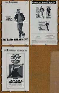 h121 CAREY TREATMENT movie pressbook '72 James Coburn, O'Neill