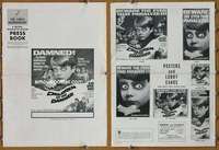h135 CHILDREN OF THE DAMNED movie pressbook '64 creepy image!