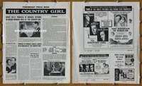 h155 COUNTRY GIRL/BRIDGES AT TOKO-RI movie pressbook '59 Grace Kelly