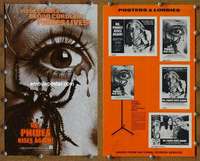 h220 DR PHIBES RISES AGAIN movie pressbook '72 wild bug in eye image!