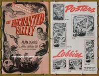 h240 ENCHANTED VALLEY movie pressbook '48 Curtis, Jimmy the Crow!