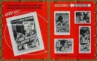 h256 FIRE MAIDENS OF OUTER SPACE movie pressbook '56 wild sci-fi!