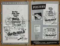 h293 GET ON WITH IT movie pressbook '61 English dentist comedy!