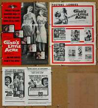 h304 GOD'S LITTLE ACRE movie pressbook '58 Robert Ryan, Tina Louise
