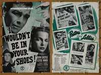 h393 I WOULDN'T BE IN YOUR SHOES movie pressbook '48 Castle, Knox