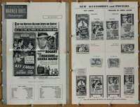 h426 KEY LARGO/TREASURE OF THE SIERRA MADRE movie pressbook '53