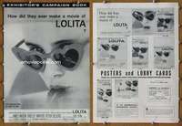 h456 LOLITA movie pressbook '62 Stanley Kubrick, James Mason