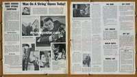 h486 MAN ON A STRING movie pressbook '60 Ernest Borgnine, Mathews