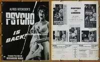 h615 PSYCHO movie pressbook R65 Janet Leigh, Perkins, Hitchcock