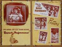 h626 REPEAT PERFORMANCE movie pressbook '47 Hayward, Joan Leslie