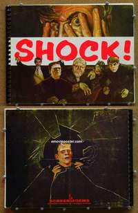 g266 SHOCK campaign book '57 Universal monsters, Dracula, Frankenstein, Mummy, Wolf Man!