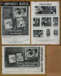 h775 TO KILL A MOCKINGBIRD movie pressbook '63 Gregory Peck classic!