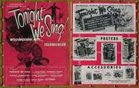 h781 TONIGHT WE SING movie pressbook '53 Ezio Pinza, Roberta Peters