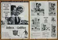 h829 WHEELER DEALERS movie pressbook '63 James Garner, Lee Remick