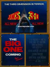 g335 JAWS 3-D special movie promo popup '83 classic shark!