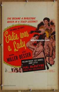 g085 EADIE WAS A LADY window card movie poster poster '44 Ann Miller