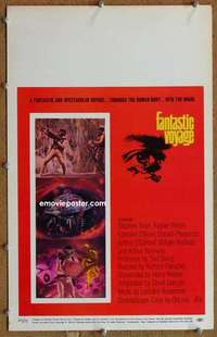 g095 FANTASTIC VOYAGE window card movie poster '66 Raquel Welch, Fleischer