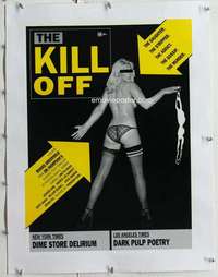 m120 KILL-OFF linen Aust special movie poster '89 sexy image!