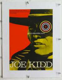 m159 JOE KIDD linen Czech movie poster '72 Clint Eastwood, Rihova art!