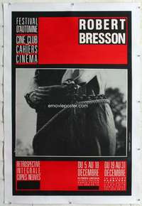 m073 FESTIVAL D'AUTOMNE linen French 30x47 movie poster '70s Robert Bresson