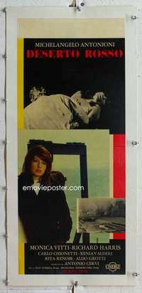 m265 RED DESERT linen Italian locandina movie poster '64 Antonioni