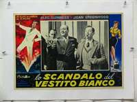 m258 MAN IN THE WHITE SUIT linen Italian photobusta movie poster '52