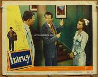 m024 HARVEY movie lobby card #8 '50 James Stewart is not crazy!