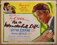 m003 IT'S A WONDERFUL LIFE movie title lobby card '46 Frank Capra classic!