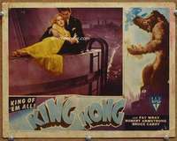 m033 KING KONG #2 movie lobby card R46 Fay Wray on Empire State!