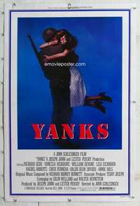 m589 YANKS linen one-sheet movie poster '79 Richard Gere, Vanessa Redgrave
