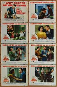 p077 10 NORTH FREDERICK 8 movie lobby cards '58 Gary Cooper, Varsi