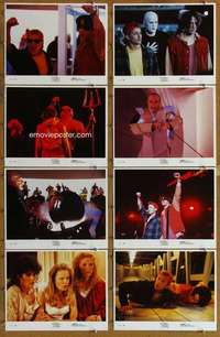 p121 BILL & TED'S BOGUS JOURNEY 8 movie lobby cards '91 Keanu Reeves