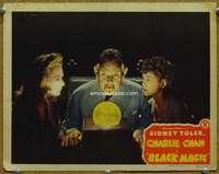 p051 CHARLIE CHAN IN BLACK MAGIC movie lobby card '44 best Sidney Toler