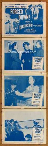 p824 BLACKHAWK 4 Chap 11 movie lobby cards '52 serial from comic book!