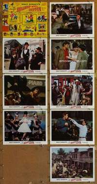 p068 ADVENTURES OF BULLWHIP GRIFFIN 9 movie lobby cards '66 Disney