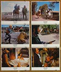 p622 CATLOW 6 movie lobby cards '71 Yul Brynner, Leonard Nimoy