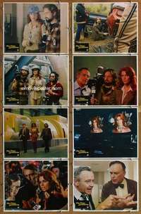 p149 CHINA SYNDROME 8 movie lobby cards '79 Jack Lemmon, Jane Fonda