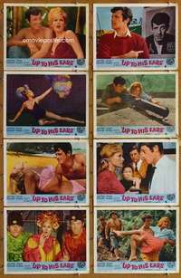 p152 CHINESE ADVENTURES IN CHINA 8 movie lobby cards '65 Ursula Andress
