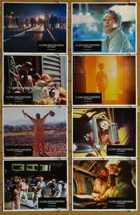 p154 CLOSE ENCOUNTERS OF THE THIRD KIND 8 movie lobby cards '77