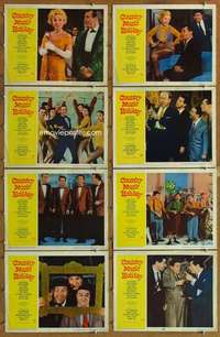 p160 COUNTRY MUSIC HOLIDAY 8 movie lobby cards '58 Zsa Zsa Gabor