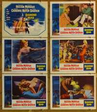 p628 DIAMOND HEAD 6 movie lobby cards '62 Charlton Heston, Hawaii!