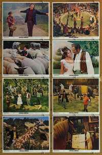 p174 DOCTOR DOLITTLE 8 movie lobby cards R69 Rex Harrison, Eggar