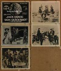 p743 DON QUICKSHOT 5 movie lobby cards '23 Jack Hoxie in Texas!