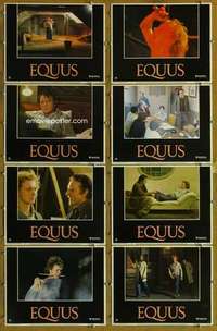 p182 EQUUS 8 movie lobby cards '77 Richard Burton, Firth, Blakely
