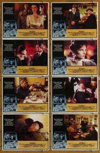 p188 FAREWELL MY LOVELY 8 movie lobby cards '75 Robert Mitchum, Rampling