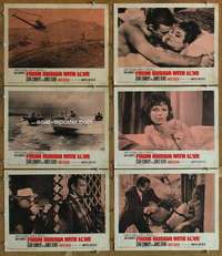p642 FROM RUSSIA WITH LOVE 6 movie lobby cards '64 Connery as Bond
