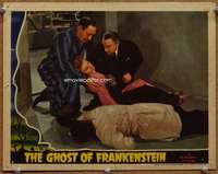 p020 GHOST OF FRANKENSTEIN movie lobby card '42 Evelyn Ankers, Atwill