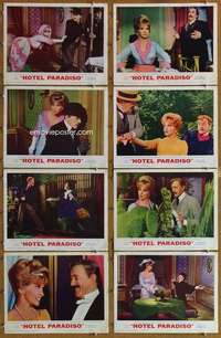 p242 HOTEL PARADISO 8 movie lobby cards '66 Guinness, Lollobrigida