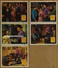 p768 LONE STAR RANGER 5 movie lobby cards '41 Zane Grey, Kimbrough